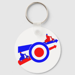 Scooters Arrows and Target Keychain