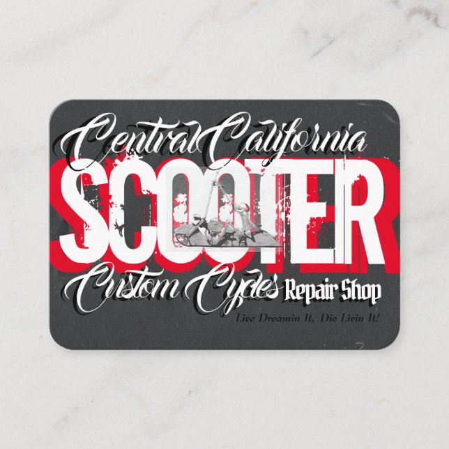 Scooters Business Card (Front)