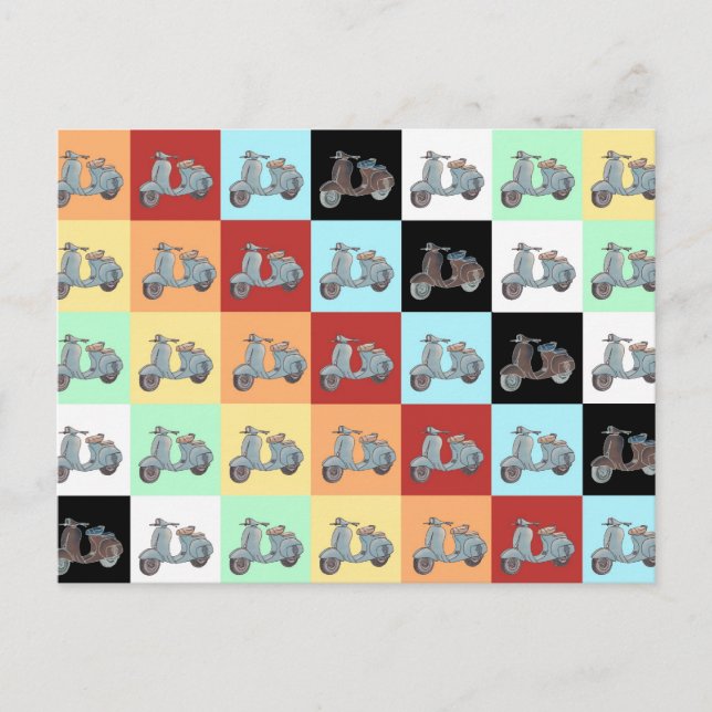 Scooters postcard (Front)