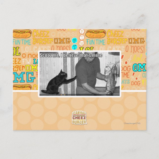 Scooz me, I believe that's mine Postcard (Front)