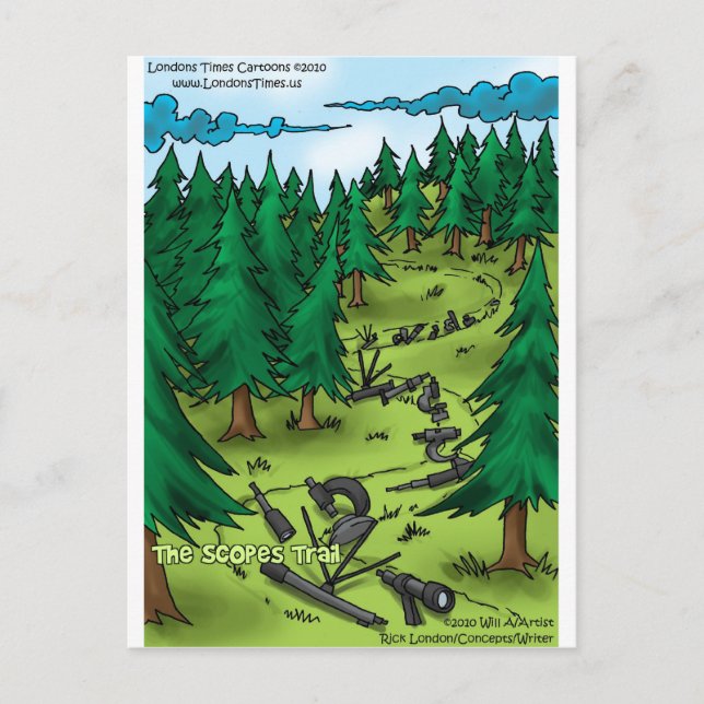 Scopes Trail Funny Tees Cards Mugs & Gifts (Front)