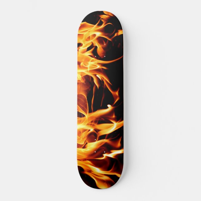Scorching Flames Photography Skateboard (Front)