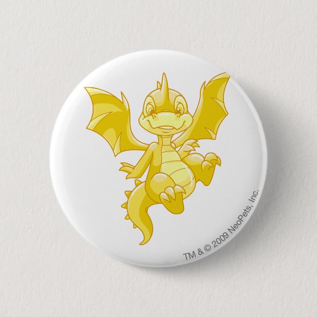 Scorchio Gold 2 Inch Round Button (Front)