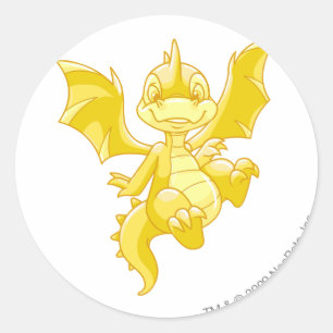 Scorchio Gold Classic Round Sticker