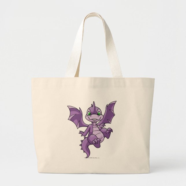 Scorchio Purple Large Tote Bag (Front)