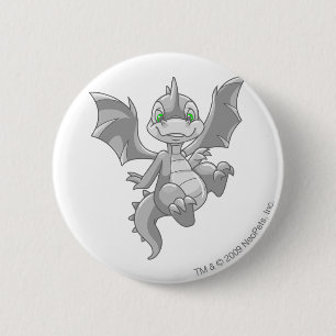 Scorchio Silver 2 Inch Round Button