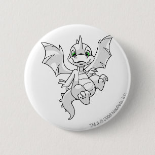 Scorchio White 2 Inch Round Button