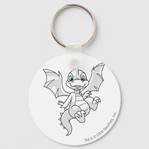 Scorchio White Keychain