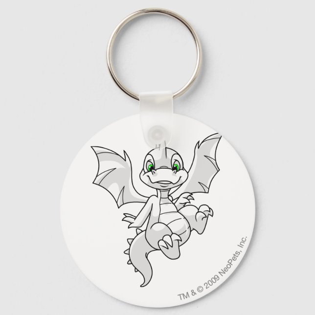 Scorchio White Keychain (Front)