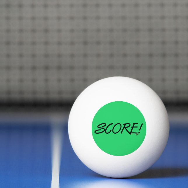 Score 3-star green ping pong ball (Net)