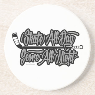 Score All Night (Hockey) Coaster