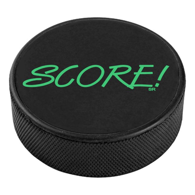 Score black hockey puck (3/4/2016 12:00:00 AM)
