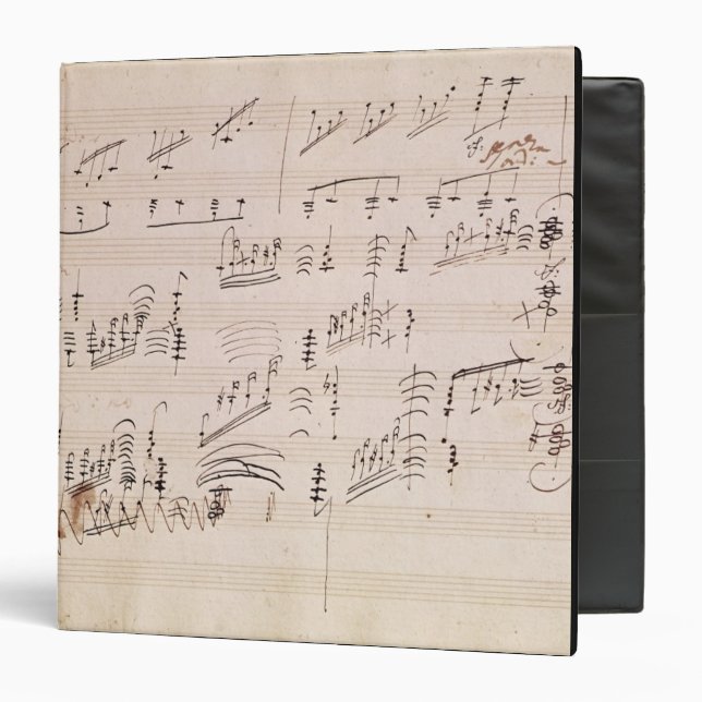 Score sheet of 'Moonlight Sonata' Binder (Front/Inside)