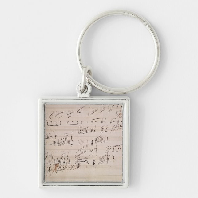 Score sheet of 'Moonlight Sonata' Keychain (Front)