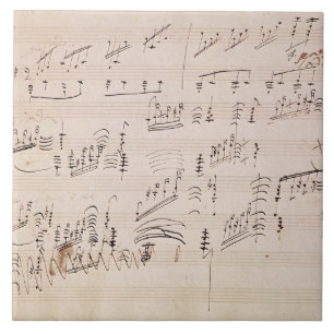 Score sheet of 'Moonlight Sonata' Tile