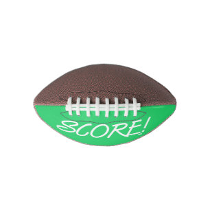 Score white and green mini football