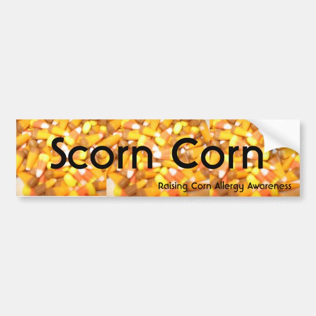 Scorn Corn Bumper Sticker (Front)