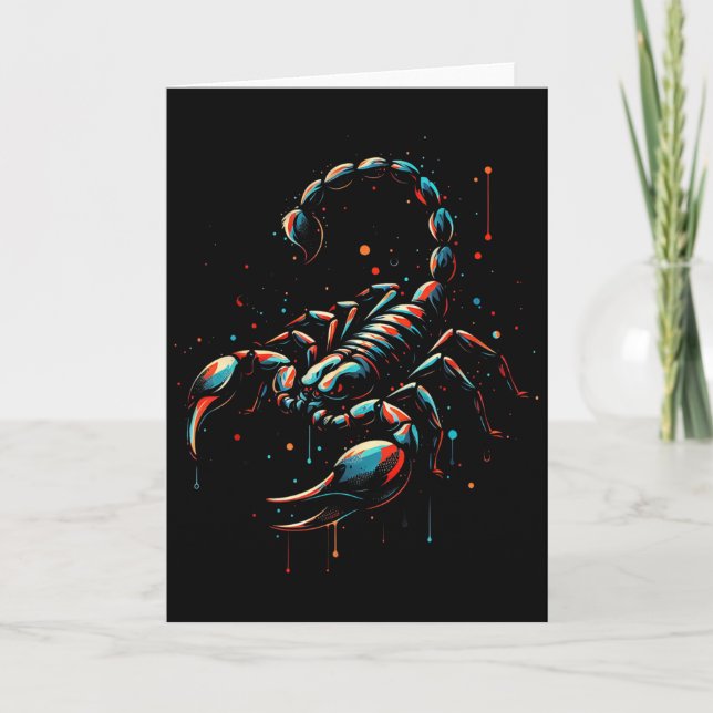 Scoron Minimalist And Vibrant Style Birthday Chris Card (Front)