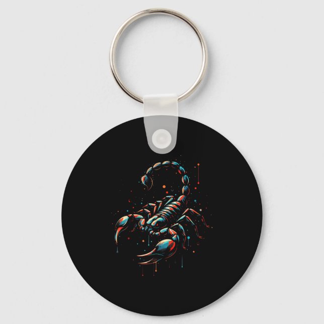 Scoron Minimalist And Vibrant Style Birthday Chris Keychain (Front)