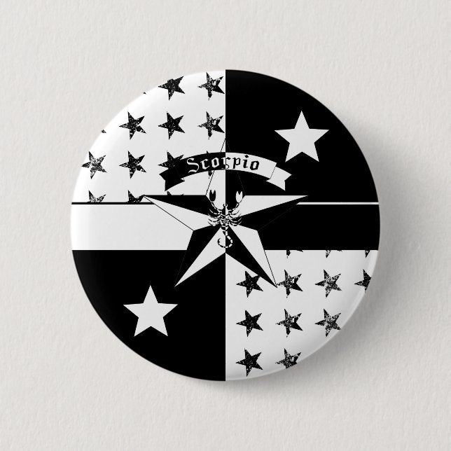 Scorpio 2 Inch Round Button (Front)