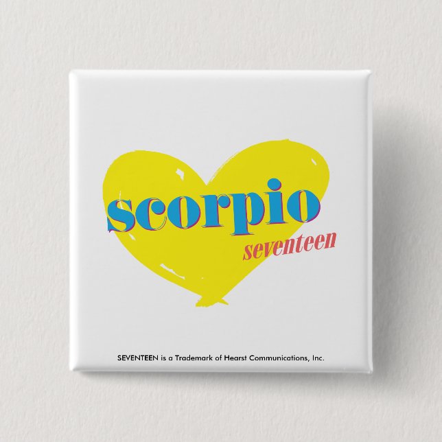 Scorpio 3 2 inch square button (Front)