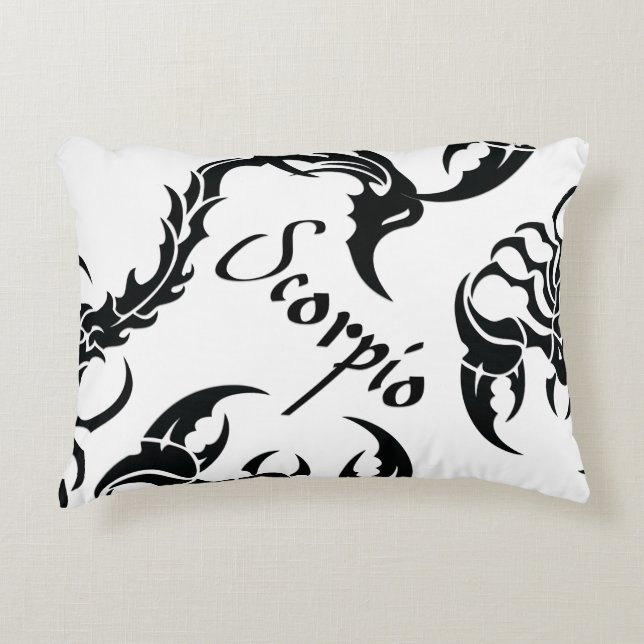 Scorpio Accent Pillow (Front)