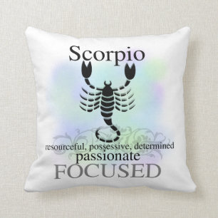 Scorpio Astrology Sign American MOJO Pillow