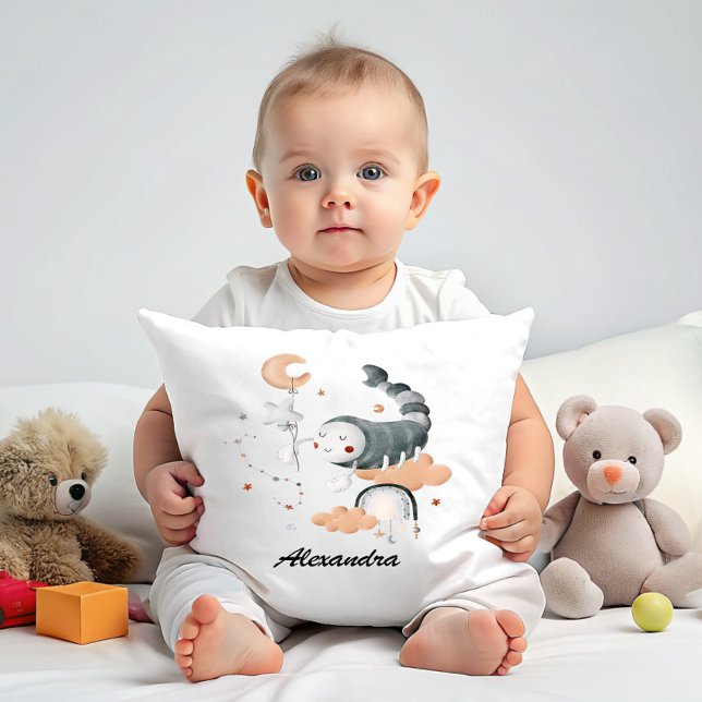 Scorpio Baby Zodiac Nursery  Throw Pillow (Creator Uploaded)
