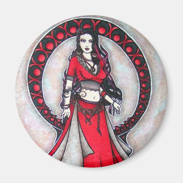 Scorpio Belly Dancer Magnet (Front)