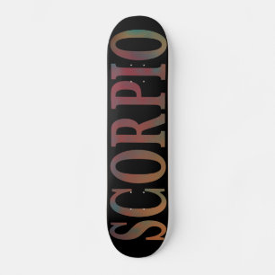 Scorpio Black Skateboard Deck