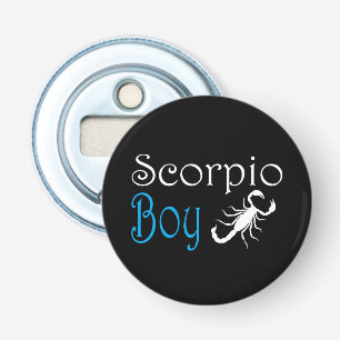 Scorpio boy bottle opener