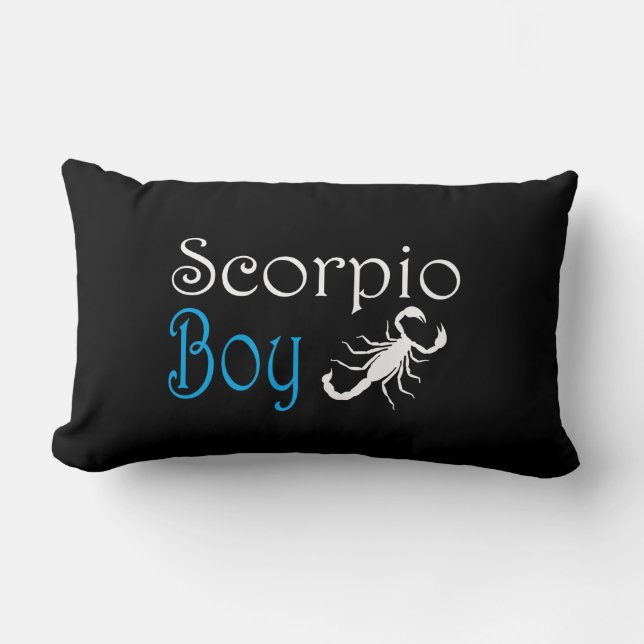 Scorpio boy lumbar pillow (Front)