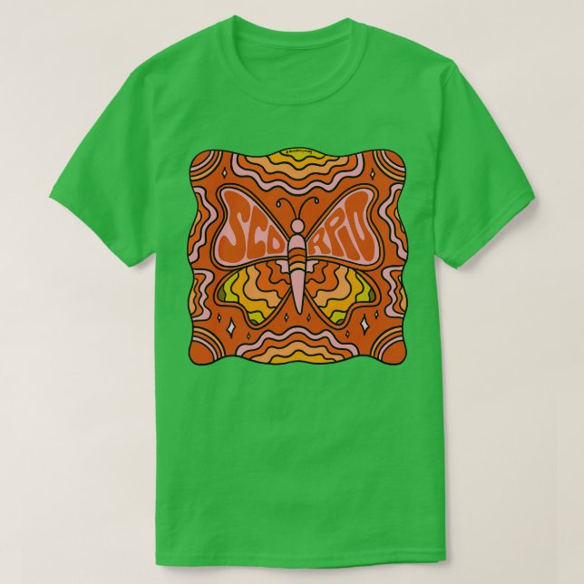 Scorpio Butterfly T-Shirt (Design Front)