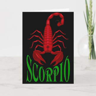 Scorpio Card