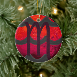 Scorpio Ceramic Ornament