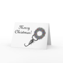 Scorpio Christmas Card