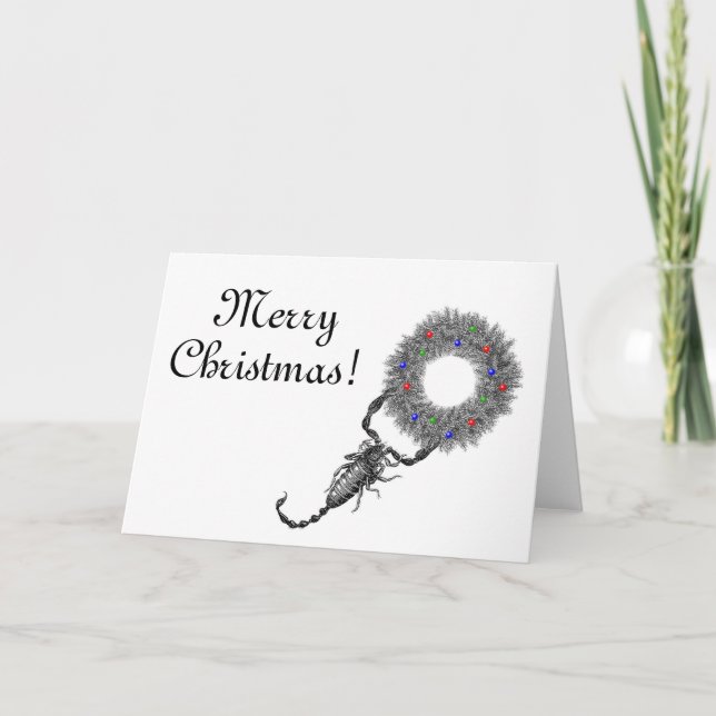 Scorpio Christmas Card (Front)