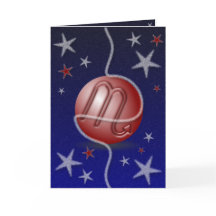 Scorpio Christmas Card.