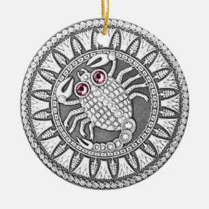 Scorpio Coin ceramic ornament