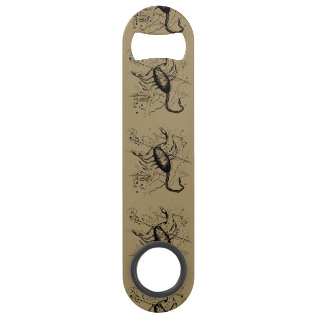 Scorpio Constellation Hevelius 1690 Decor Speed Bottle Opener (Back)