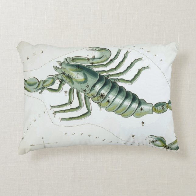 Scorpio - Constellation - Horoscope - Zodiac Accent Pillow (Front)