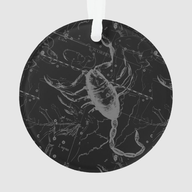 Scorpio Constellation par Hevelius 1690 (dos)