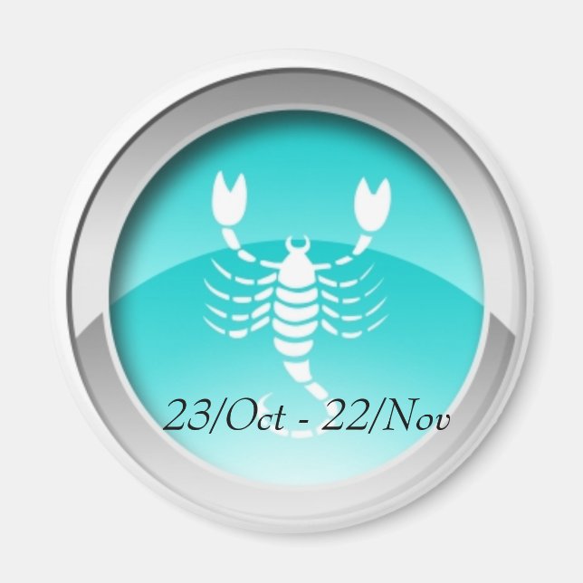 Scorpio Dates Magnet (Front)