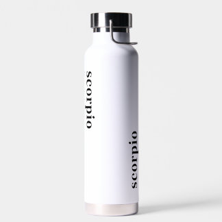 Scorpio Definition Aesthetic Astrology Gift Water Bottle