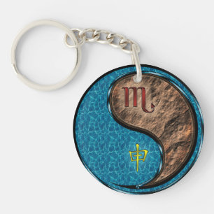 Scorpio & Earth Monkey Keychain