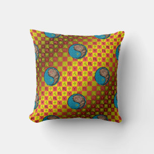 Scorpio & Earth Monkey Throw Pillow