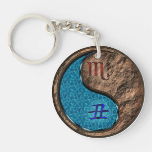Scorpio & Earth Ox Keychain