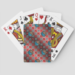 Scorpio & Earth Rabbit Playing Cards