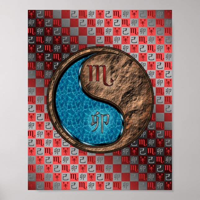 Scorpio & Earth Rabbit Poster (Front)