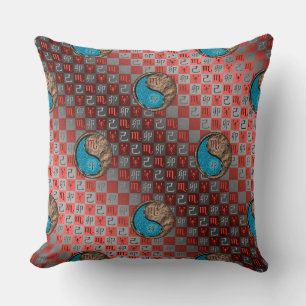 Scorpio & Earth Rabbit Throw Pillow